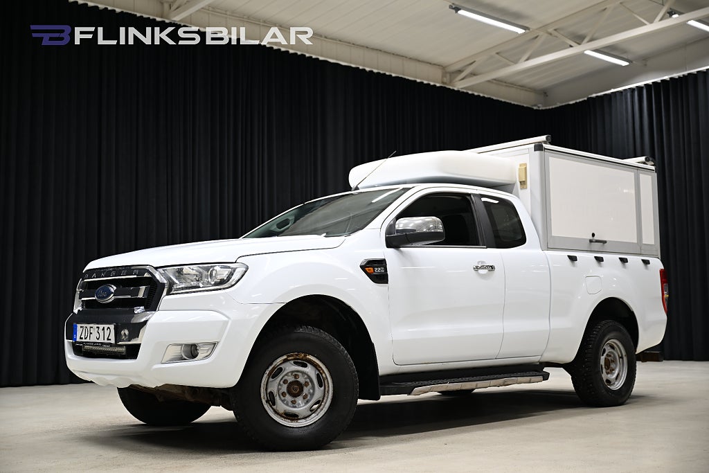 Ford ranger 2.2 TDCi 160HK Automat|Kåpa|Inredd|Släde|Inverter|Moms