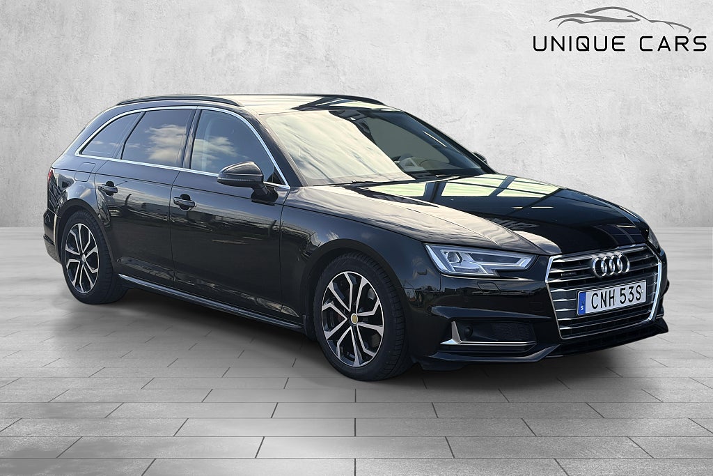 Audi A4 Avant 40 TDI quattro I Sport I Aut I Värmare I Drag 