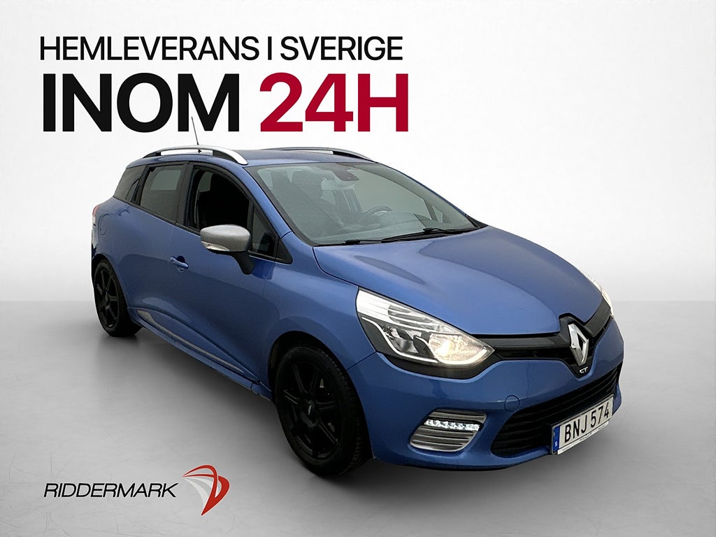 Renault Clio 1.2 TCe 120hk GT Navi Skinn PDC