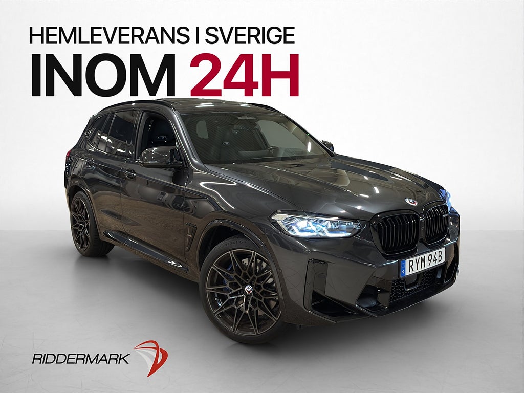BMW X3 M Competition 510hk MOMS Pano Laser H/K Nyservad