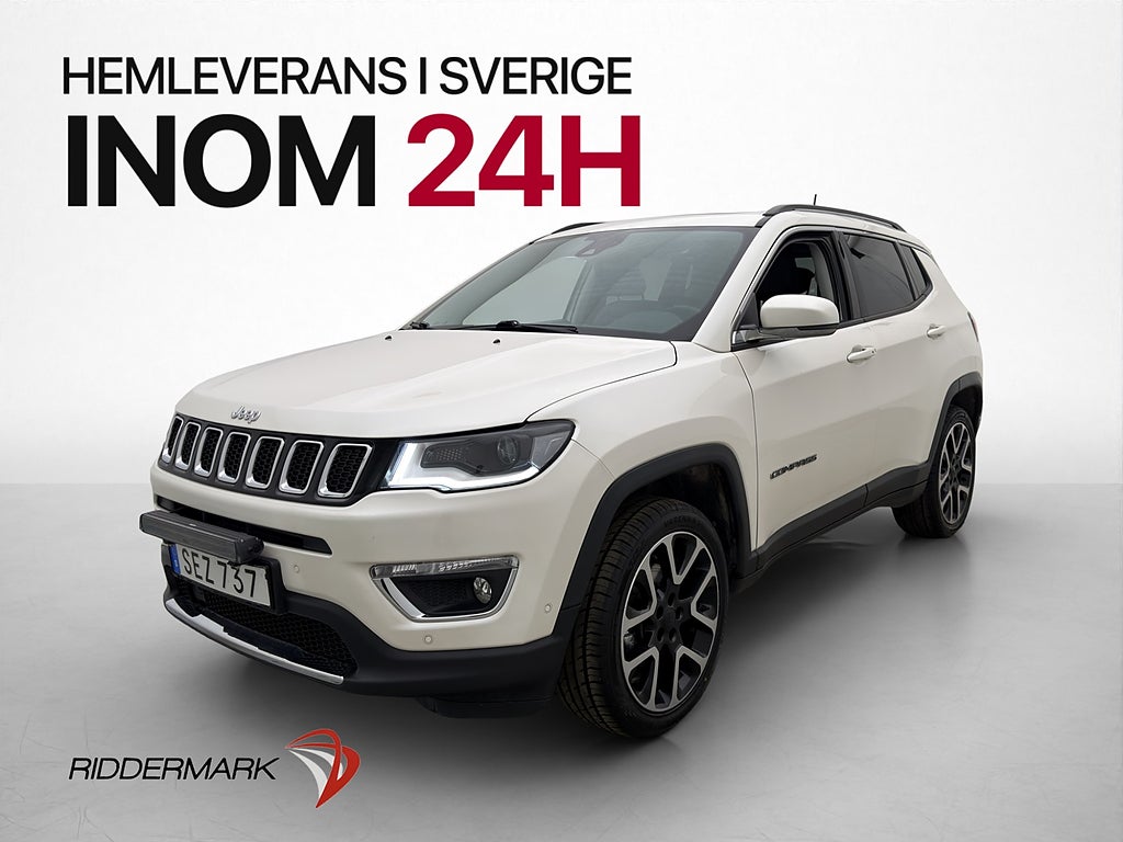 Jeep Compass 4WD 170hk Limited Pano Beats Kamera Navi Drag