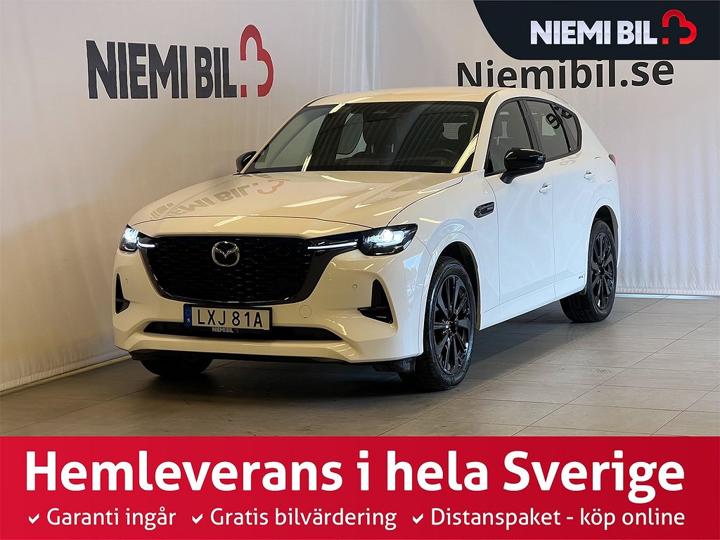 Mazda CX-60 PHEV Homura MOMS/Kamera/SoV/Navi/HuD/Rattvärme