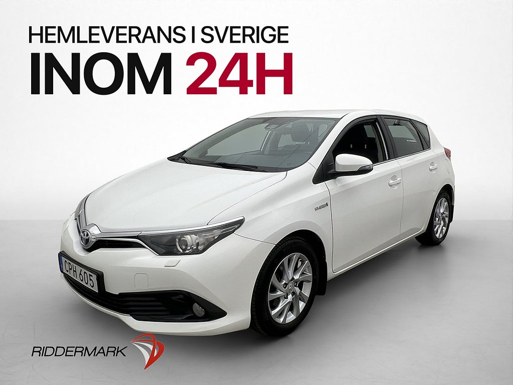 Toyota Auris Hybrid 136hk Active Kamera 2 Brukare 0,36l/mil