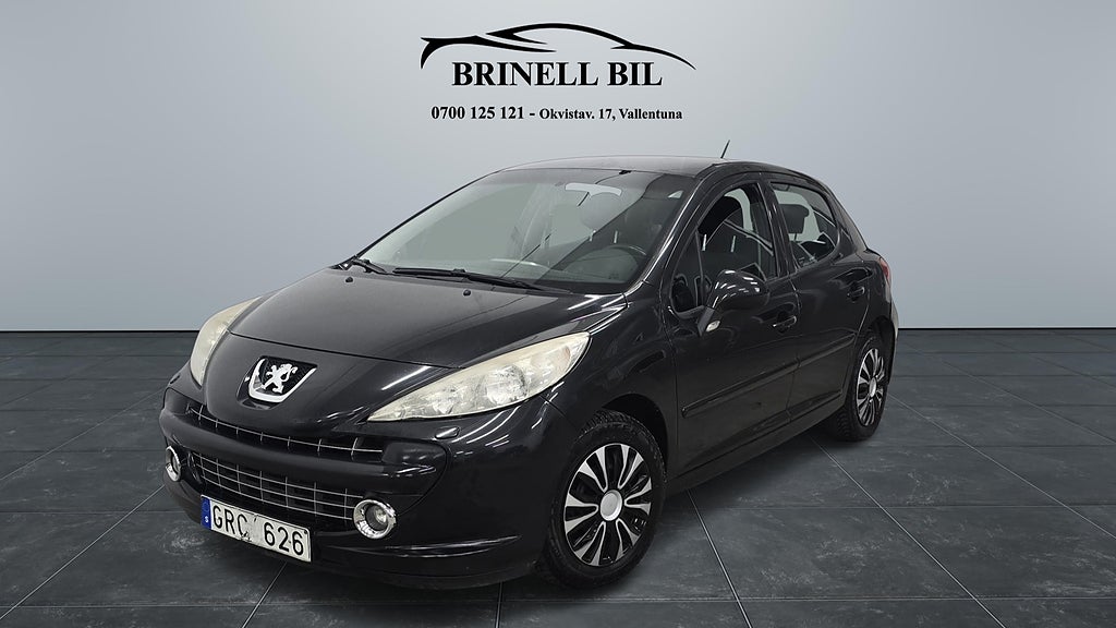Peugeot 207 5-dörrar 1.6 VTi Manuell NY BESIKTAD Euro 4