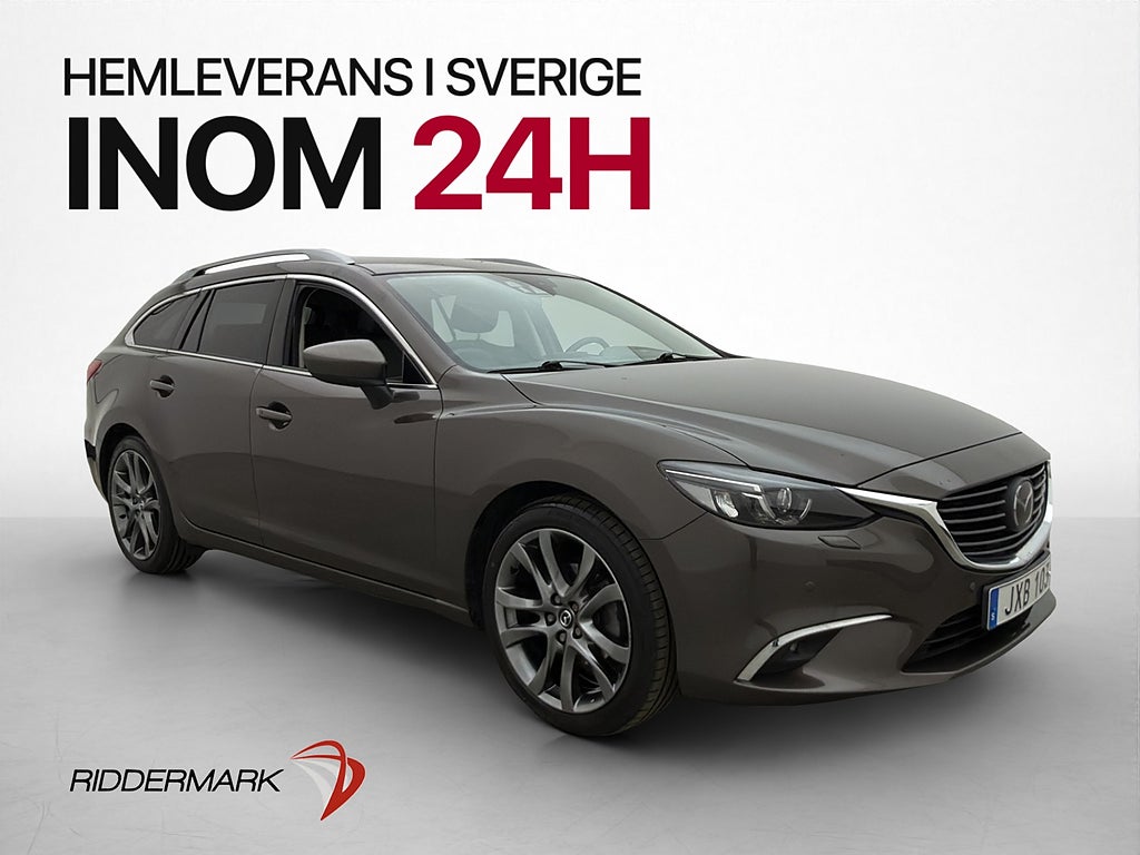 Mazda 6 Wagon SKYACTIV-G 192hk Optimum BOSE HUD Drag Skinn