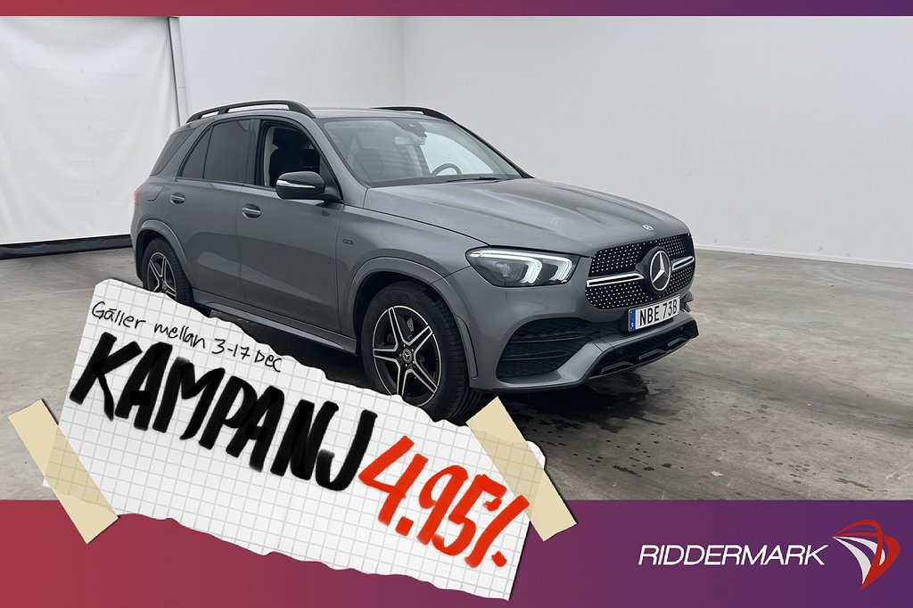 Mercedes-Benz GLE 350 de 4M AMG Värmare Dra 4,95% Ränta