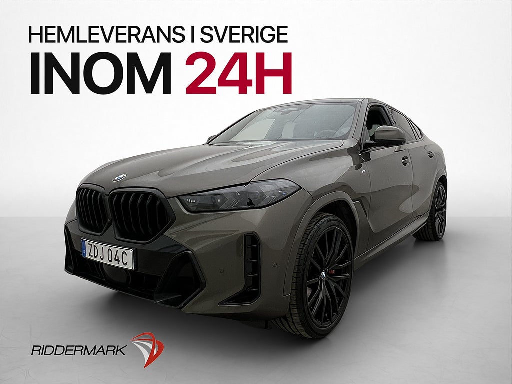 BMW X6 xDrive40i 381hk M-Sport HUD H/K Wide 360° Drag MOMS