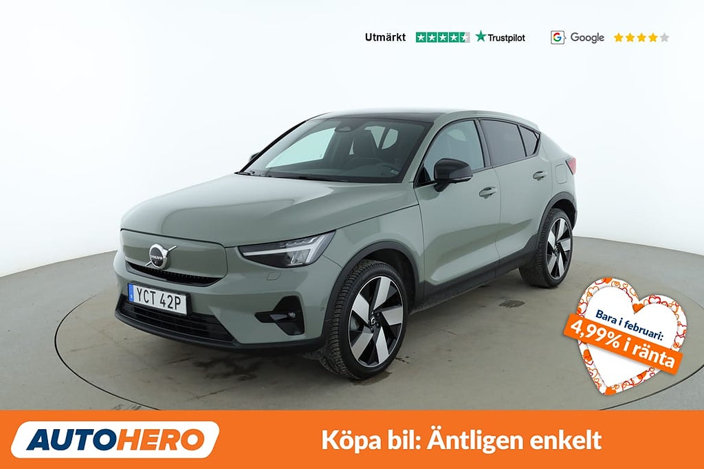 Volvo C40 Recharge Single Motor Ultimate / VOC, Pano, 360, H/K