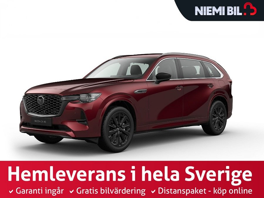 Mazda CX-80 PHEV AWD 7-sits/10 Års Garanti/60km elräckvidd