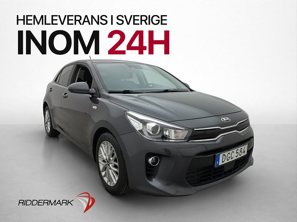 Kia Rio 1.0 T-GDI 120hk GLS Carplay Kamera Rattvärme Sensor