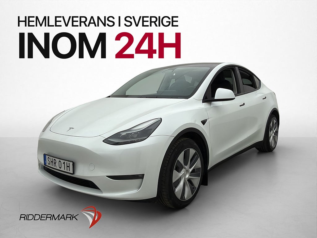 Tesla Model Y Long Range AWD Autopilot Dragkrok Svensksåld