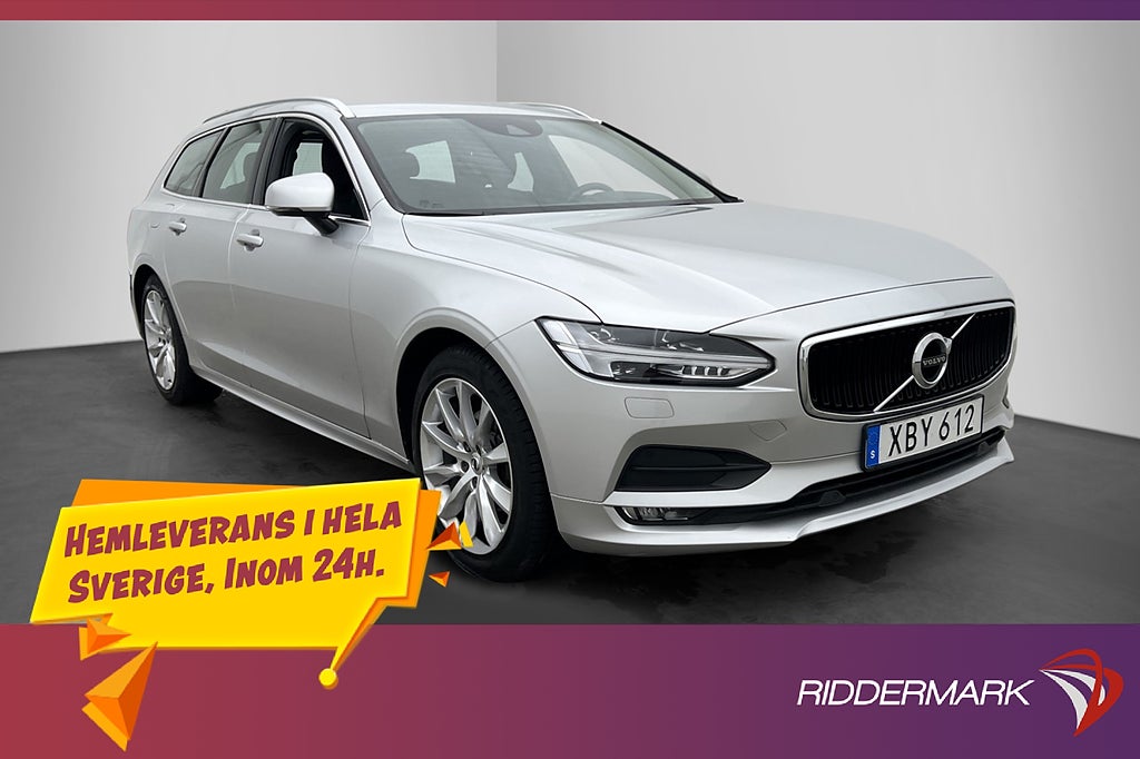 Volvo V90 D4 190hk Momentum VOC Värmare Drag Navi Rattvärme