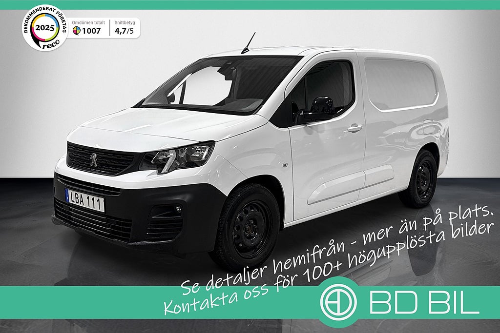 Peugeot e-Partner 50 kWh V-INREDD NAV BACKKAMERA MOMS EN ÄGARE