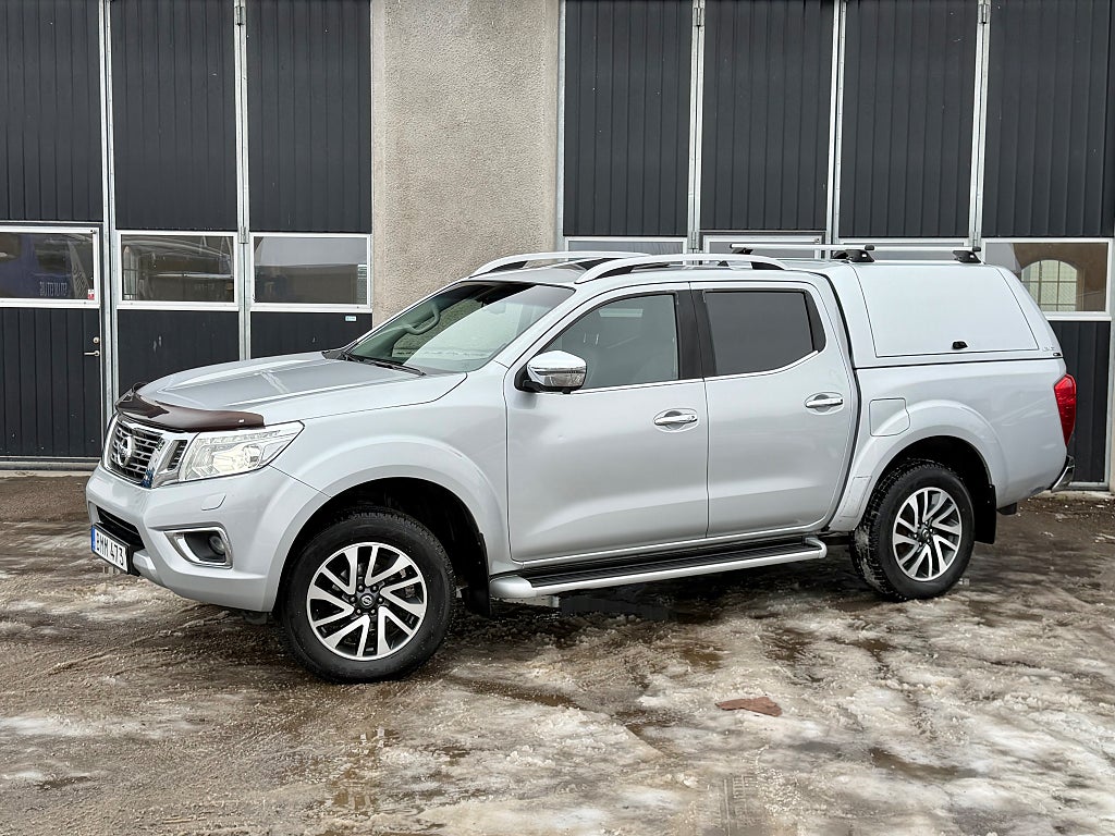 Nissan Navara Dubbelhytt 2.3 Tekna Drag 360 Skinn Keyless Taklucka 