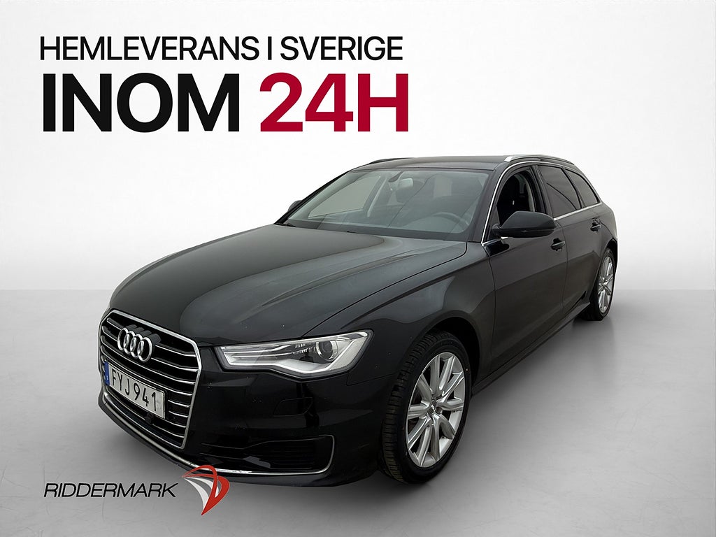 Audi A6 Avant 2.0 TDI Ultra 190hk Värmare Sensorer Farthåll
