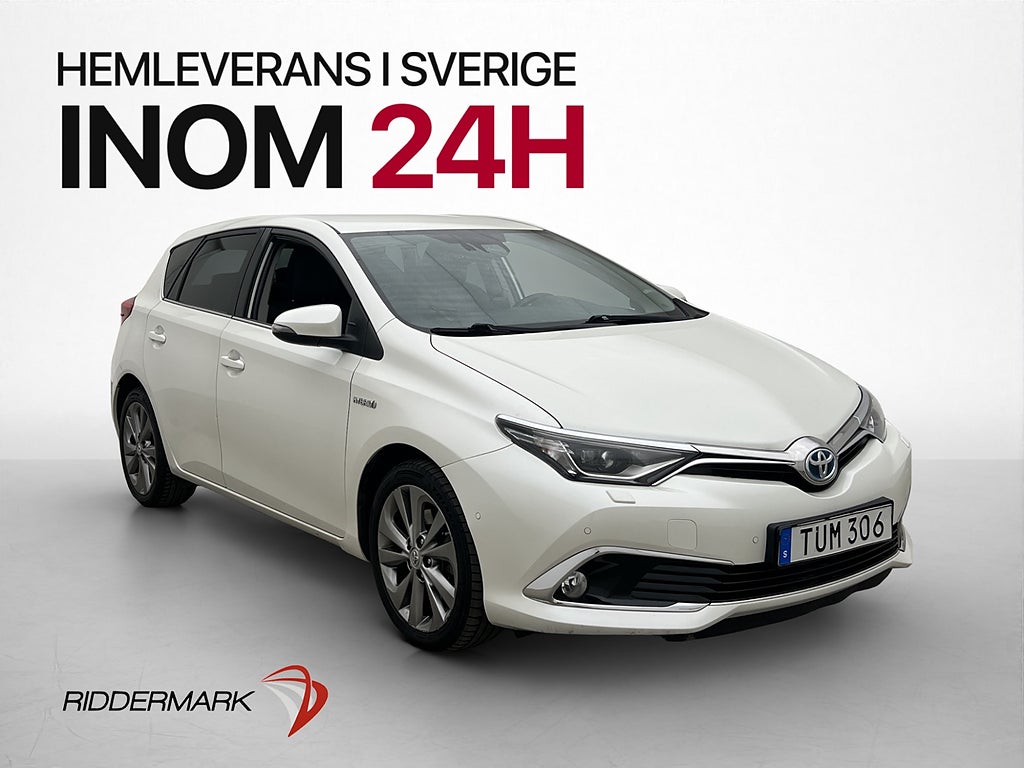Toyota Auris Hybrid 136hk Executive Kamera Navi Halvskinn