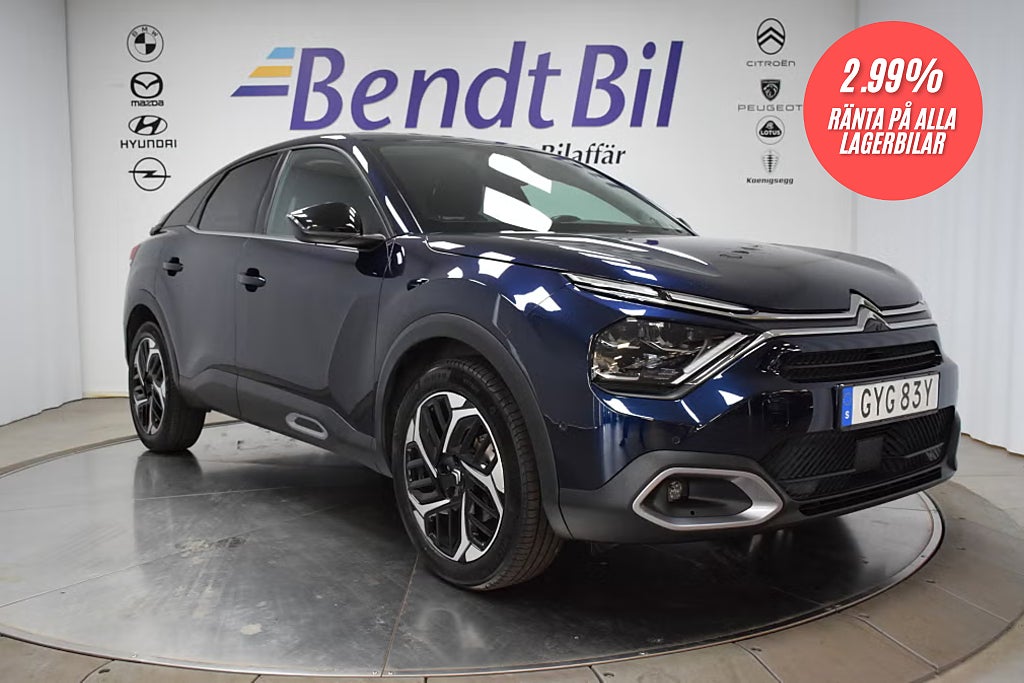 Citroën C4 1.2 PureTech 131Hk /Adaptiv/Head-up Display 2,99% Ränta