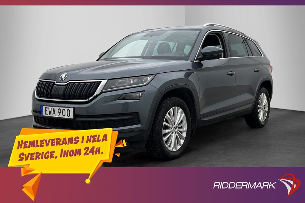 Skoda Kodiaq 150hk 4x4 Business Värmare Kamera Canton Drag