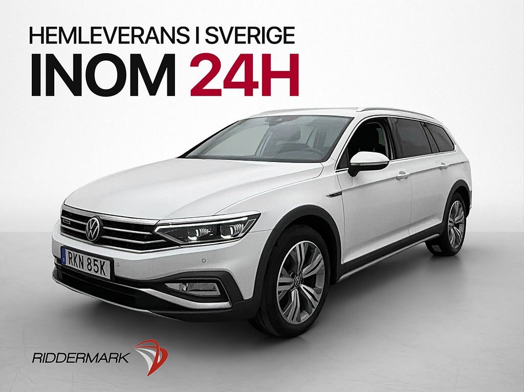 Volkswagen Passat Alltrack 200hk 4M Värmare Cockpit MOMS