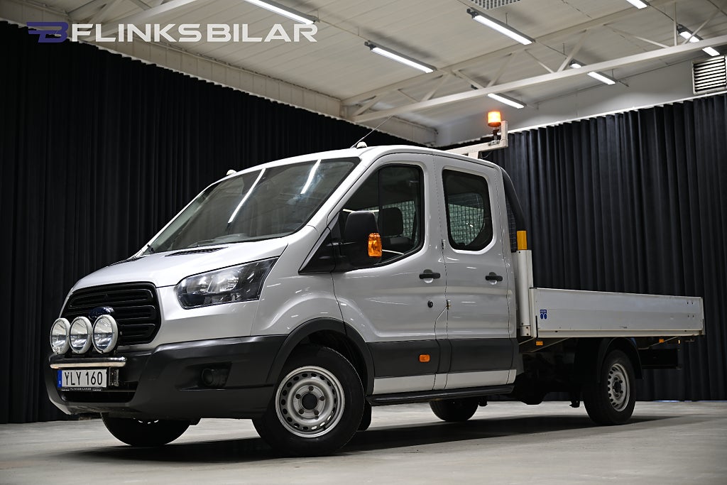 Ford transit 350 TDCi AWD 170HK Flak|Drag|Värmare|NyKamrem|Leasbar