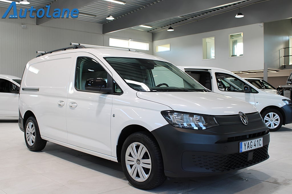 Volkswagen Caddy Maxi Cargo 2.0 TDI BMT Inredning,Värmare,Drag,CarPlay 122h