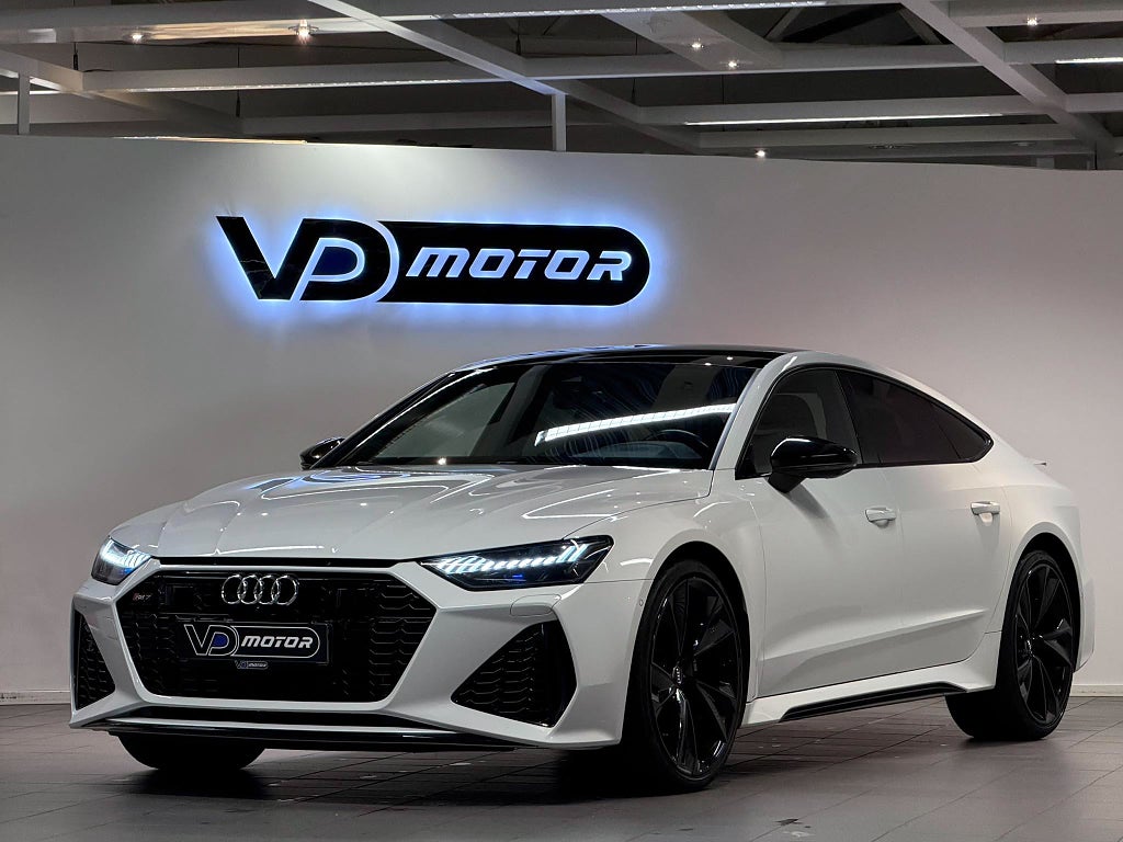 Audi RS7 Laser B&O 22'' Värmare 360°Luftfjädring Sv-såld 600hk