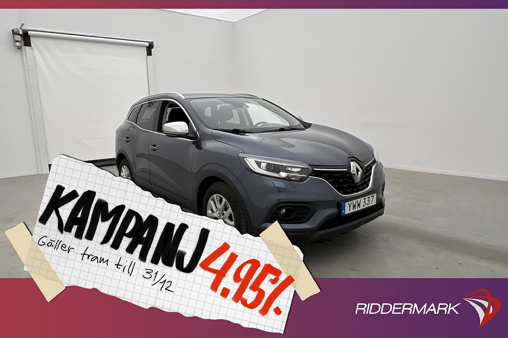 Renault Kadjar 1.3 TCe 140hk ZEN Keyless A 4,95% Ränta