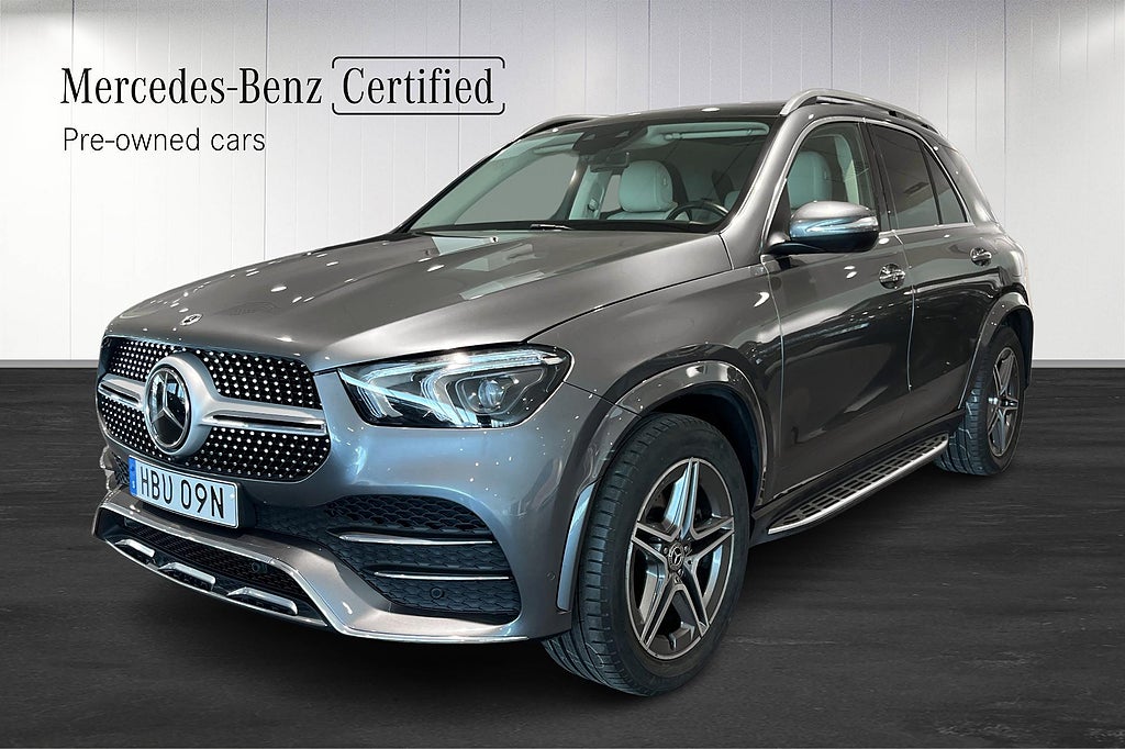 Mercedes-Benz GLE 350 de 4MATIC AMG Line BURMESTER//PANO//LUFTFJÄDRING//DRAG
