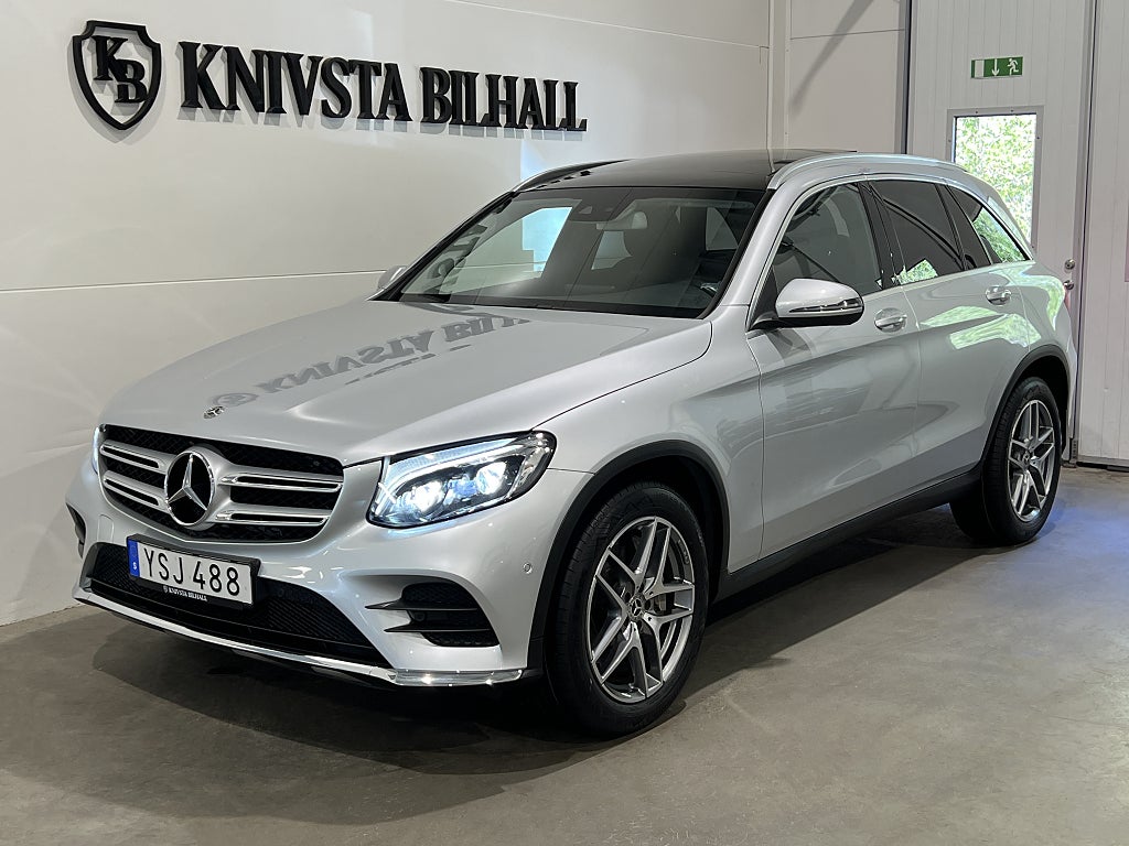 Mercedes-Benz GLC 220 d 4MATIC 9G-Tronic AMG Sky 1Ägare Pano Drag 170hk
