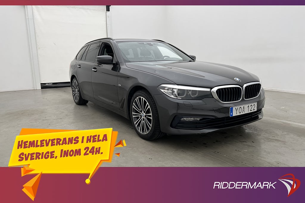 BMW 520 D 190hk xDrive Sport Line Kamera CarPlay Dragkrok