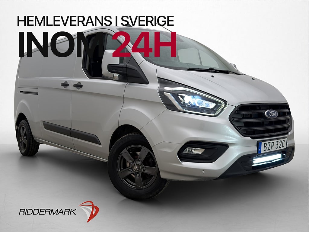 Ford transit-custom L2 Ny-Kamrem Värm Drag V-Inr 2xDörr Moms