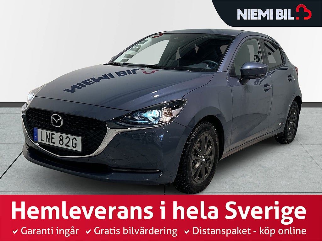Mazda 2 1.5 SKYACTIV-G Psens Kamera GPS Rattvärme S/V-hjul