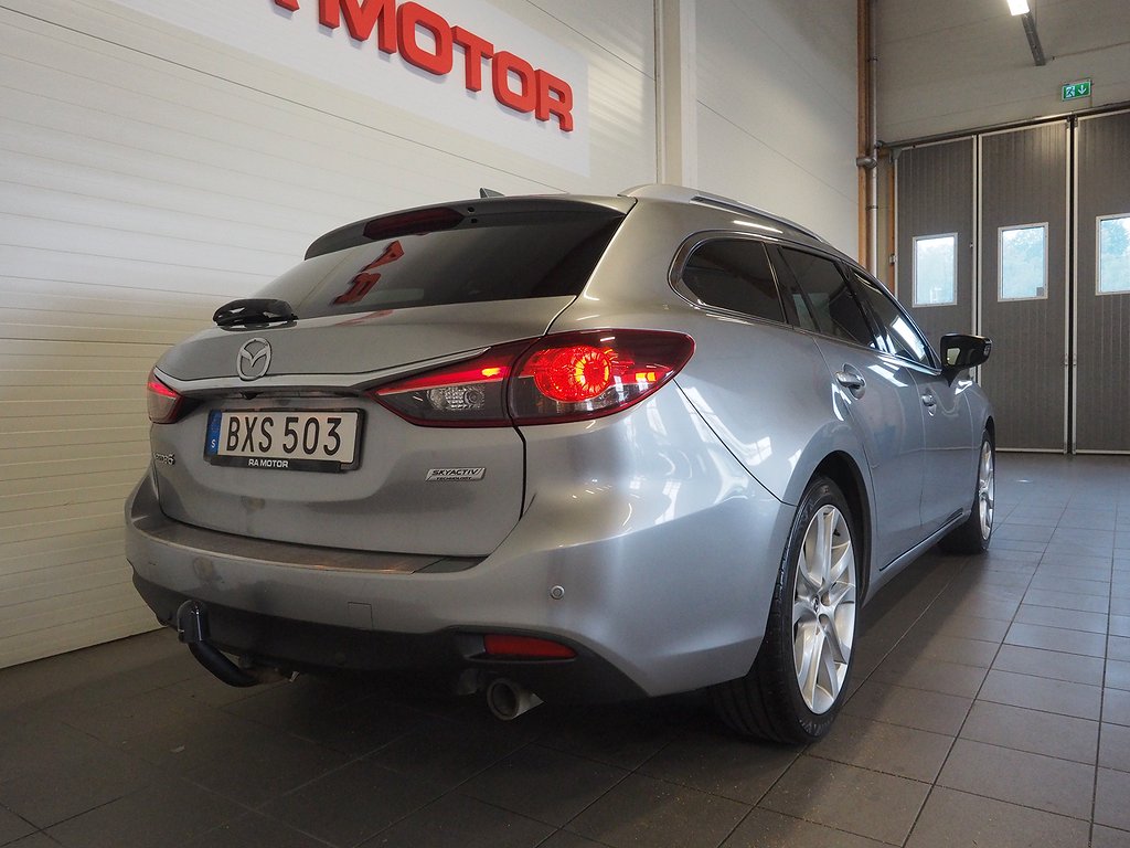 Mazda 6 Wagon 2.2 SKYACTIV-D 175hk Optimum | Drag | Navi | 2014