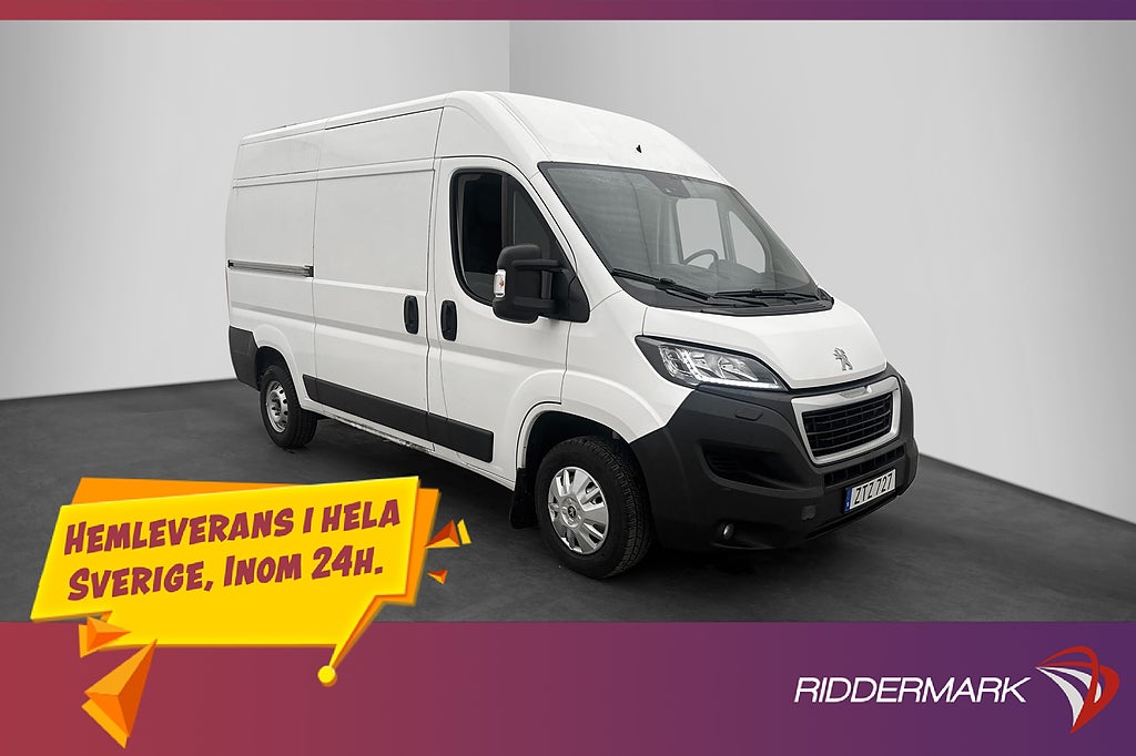Peugeot Boxer L2H2 140hk Värm B-Kamera 3-Sits Moms 1-ÄGARE