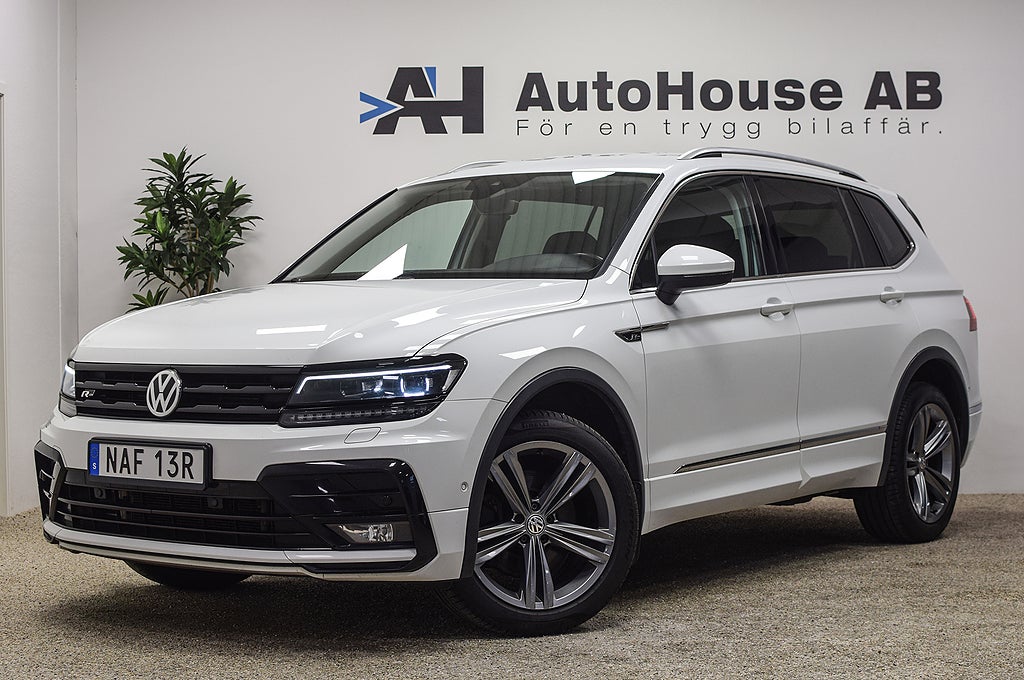 Volkswagen Tiguan Allspace 2.0 TDI 4M 7-sits R Line Värmare Drag Cockpit