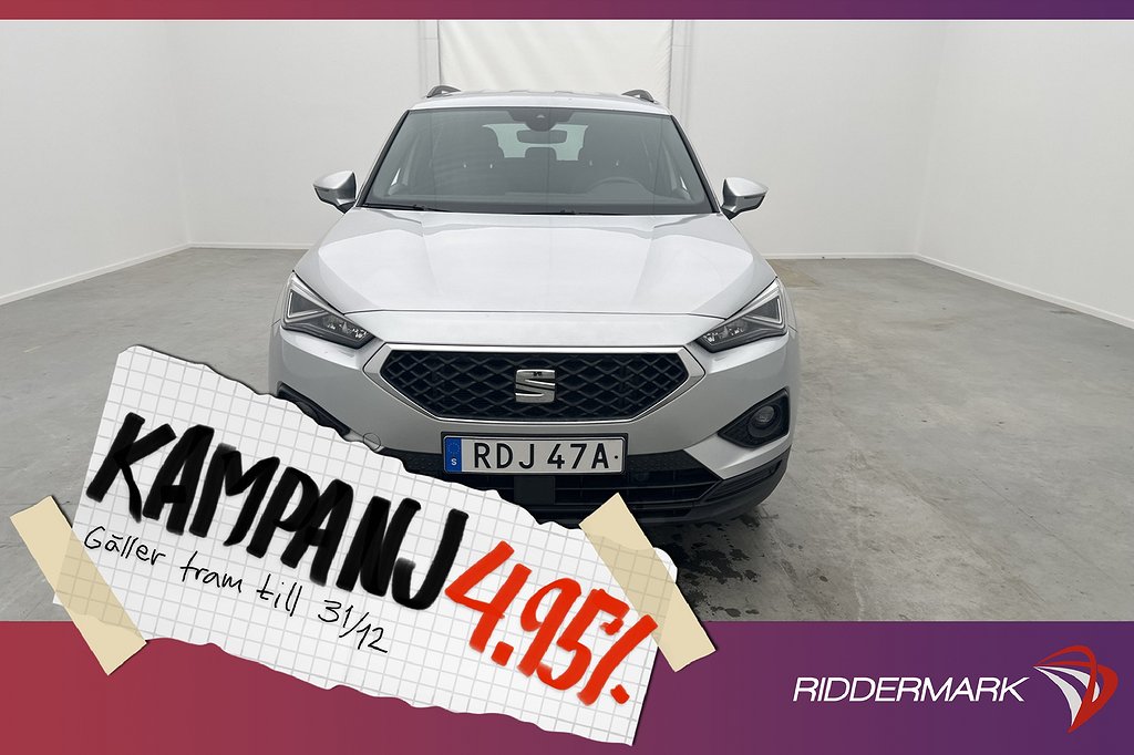 Seat Tarraco TSI 150hk P-Värm Cockpit Kamera 4,95% Ränta