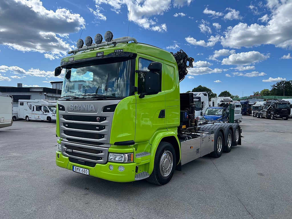 Scania G450 8x4*4 Tridem Kranväxlare