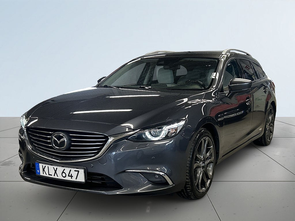 Mazda 6 Wagon 2.2 SKYACTIV-D AWD Drag/Kamera/BOSE/M-värmare/S&V