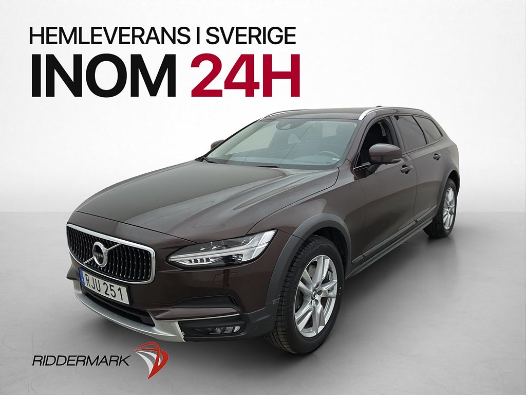 Volvo V90 Cross Country D5 AWD 235hk Inscription Läder Värm