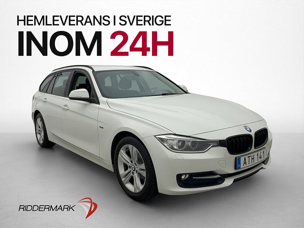 BMW 320 Sport line Sensorer 0,47l/mil ISOFIX Svensksåld