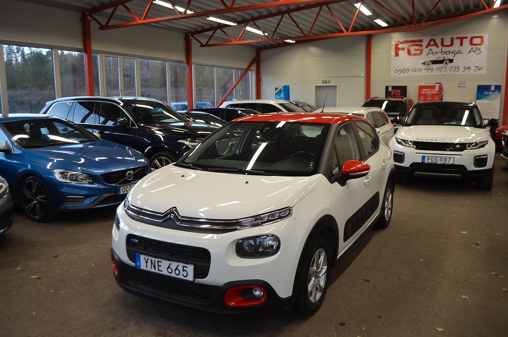 Citroën C3 1.2 VTi Kamrem Bytt En Ägare Nybesiktigad Euro 6