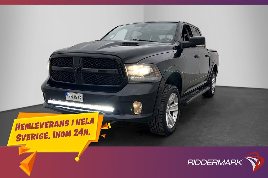 Dodge RAM Sport 5.7 4x4 395hk Drag B-Kamera Taklucka Alpine