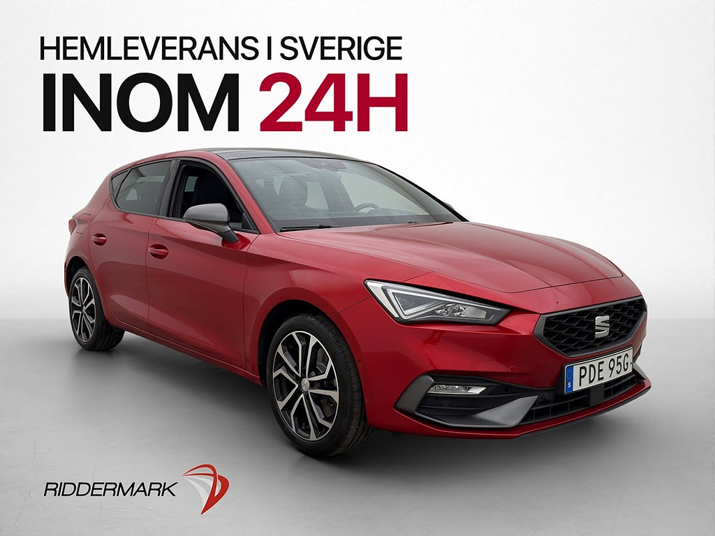 Seat Leon e-Hybrid 204hk FR Panorama Cockpit Kamera Drag