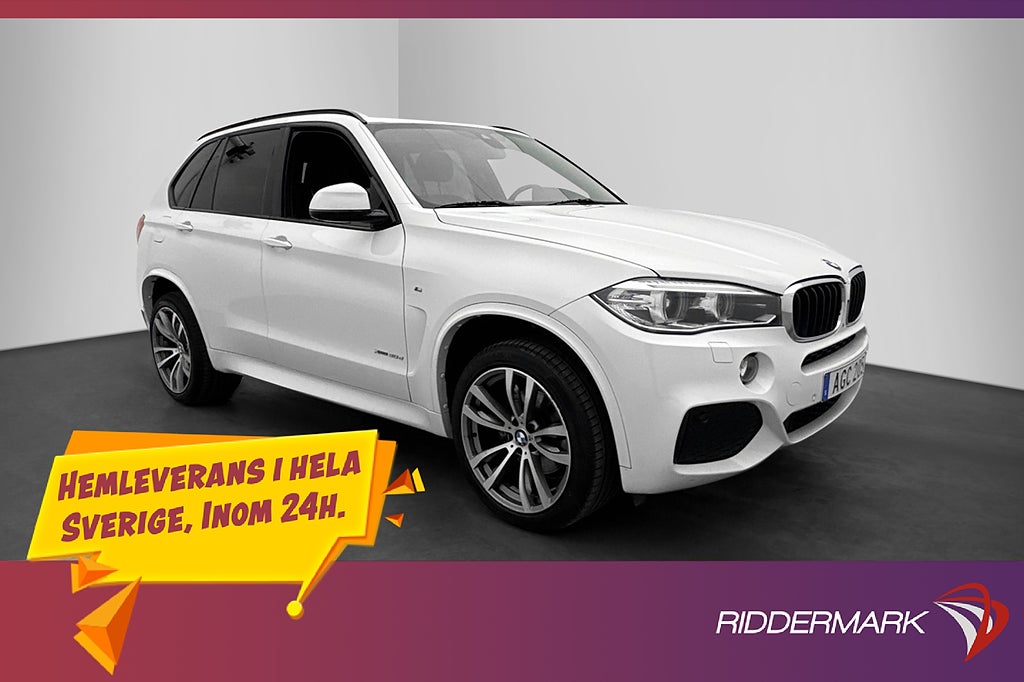 BMW X5 xDrive30d 258hk M Sport H/K Navi 360° Rattvärme Skinn