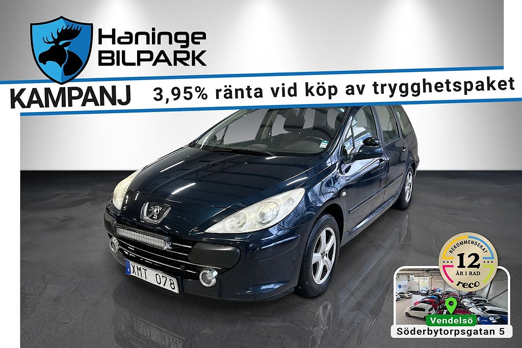 Peugeot 307 Break 1.6 / NYBESIKTAD / SUPERDEAL 3,95% /