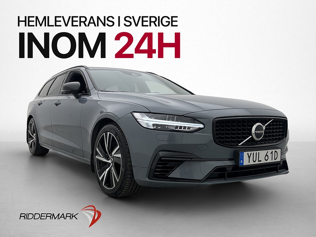 Volvo V90 T8 AWD R-Design H/K VOC Kamera Dragkrok CarPlay