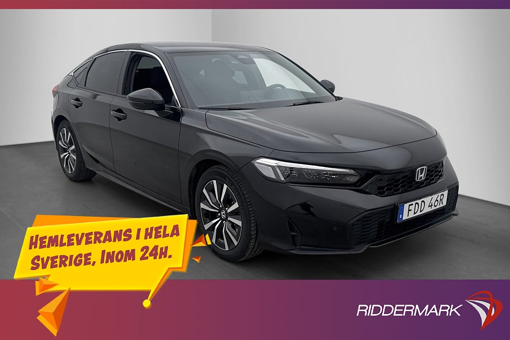 Honda Civic e:HEV e-CVT 184hk Elegance Kamera Navi