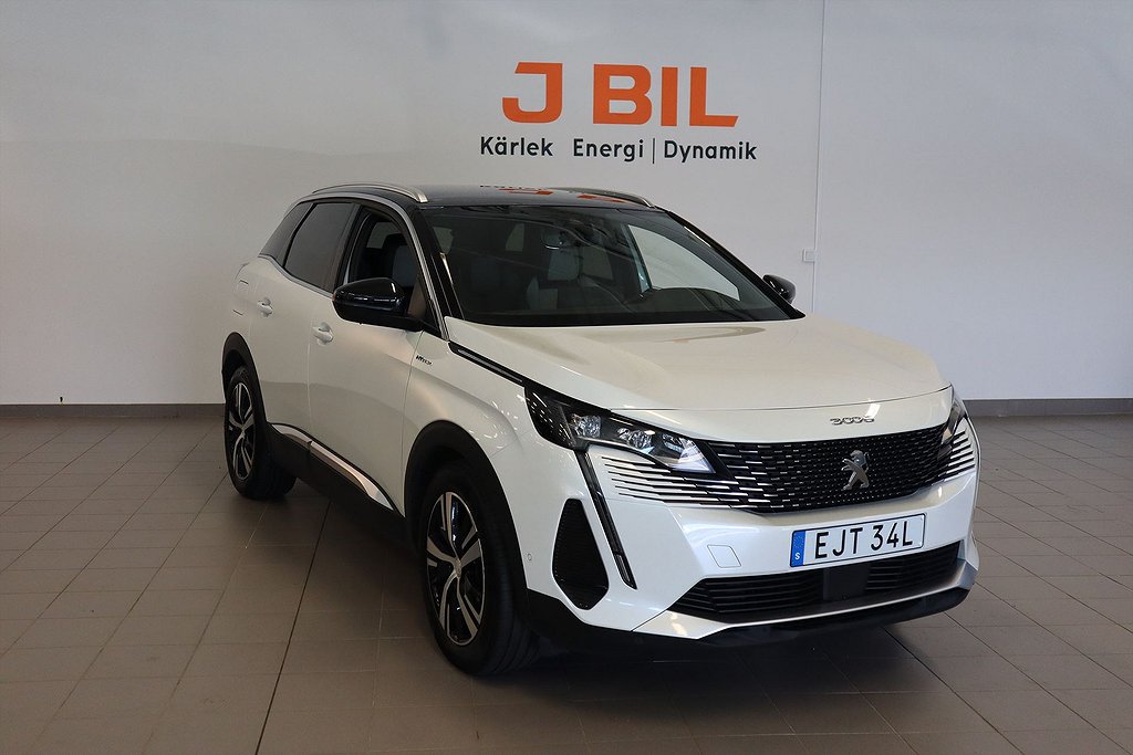 Peugeot 3008 PHEV GT 1.6 + 13.2 kWh 300hk AWD Aut - Navi, Adaptiv farthållare