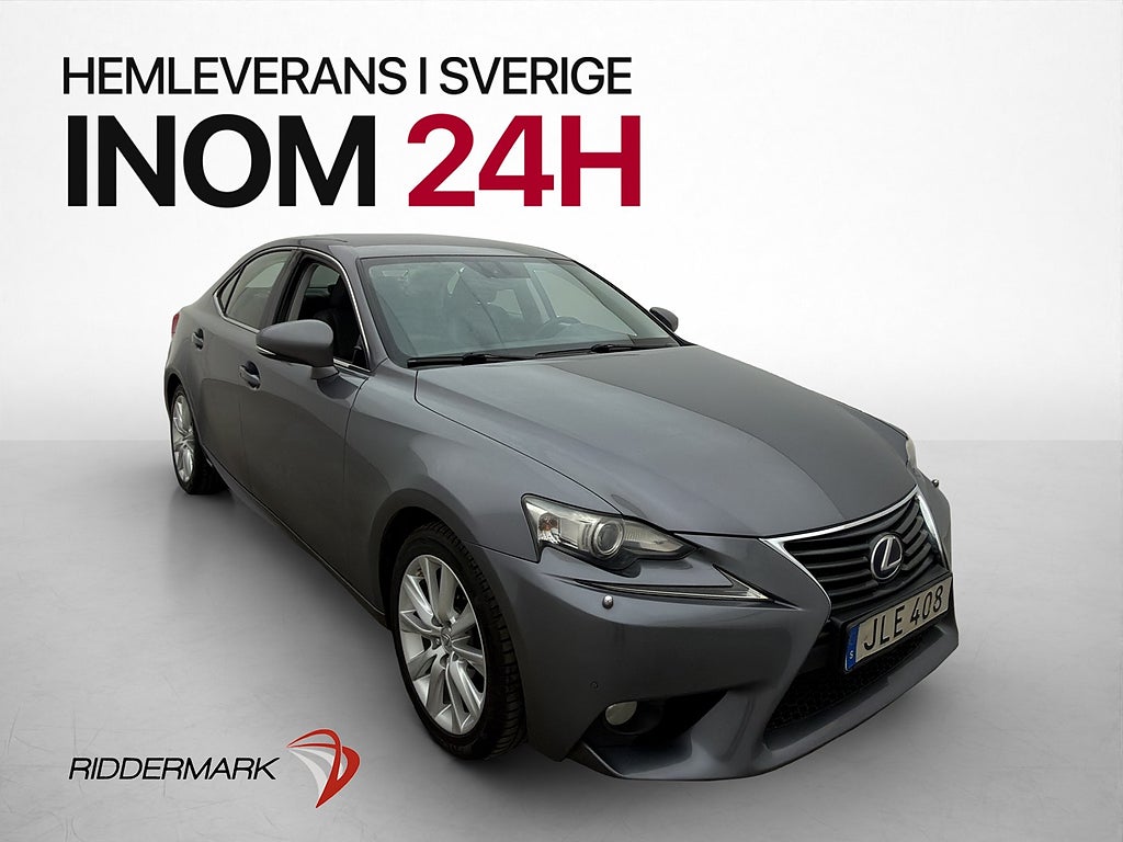 Lexus IS 300h 2.5 CVT 223hk Executive Skinn Bluetooth