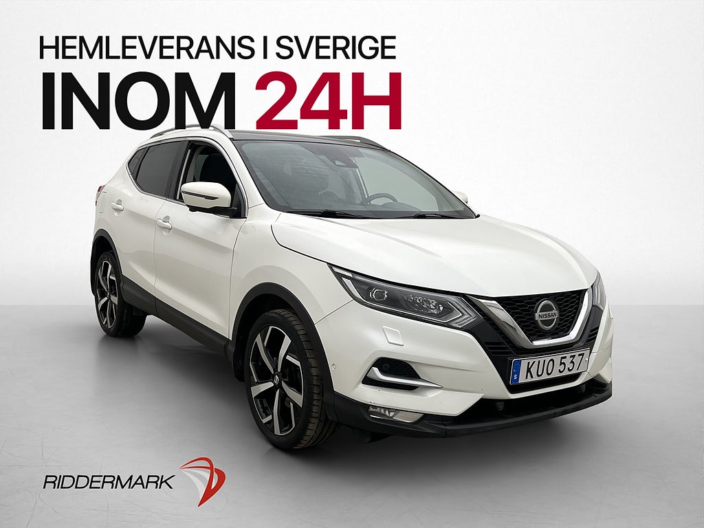 Nissan Qashqai 1.3 DIG-T 160hk Tekna Pano 360° Navi
